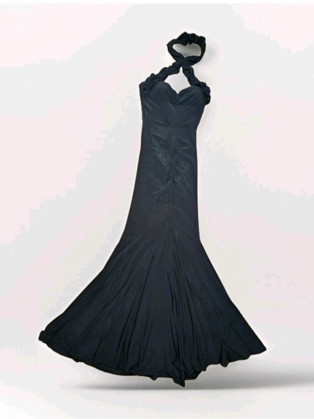 Jump Black Twist-Halter Maxi Dress